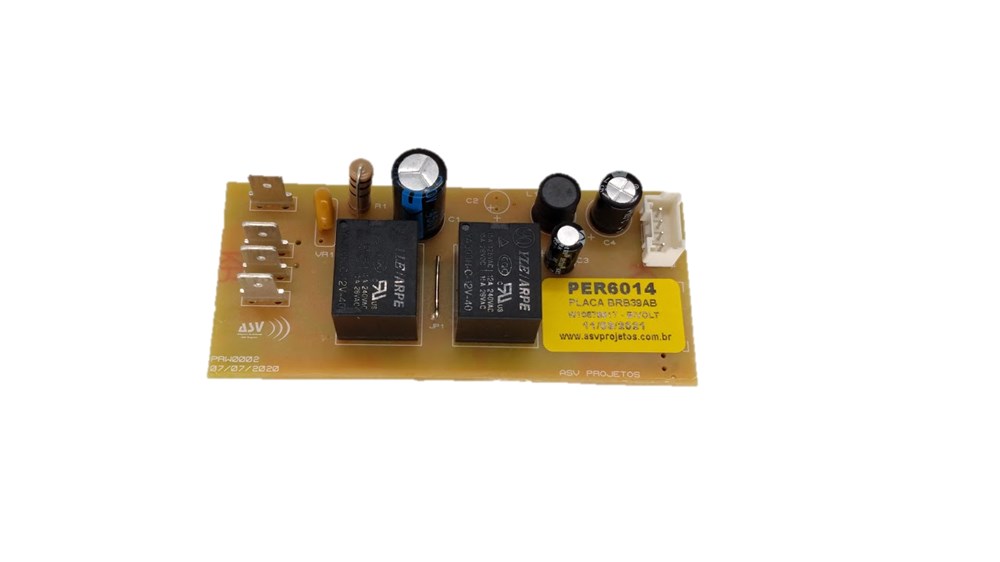 Placa Eletrônica Refrigerador compatível - BRB39AB/CRM45AB - W10678917
