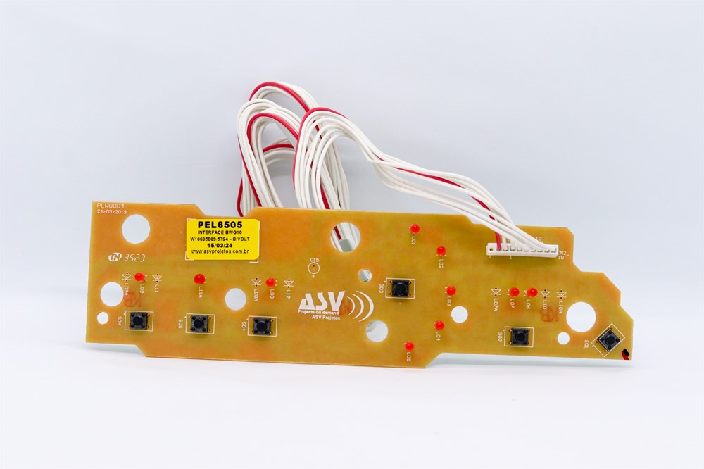 Placa Interface Lavadora compatível - W10605809