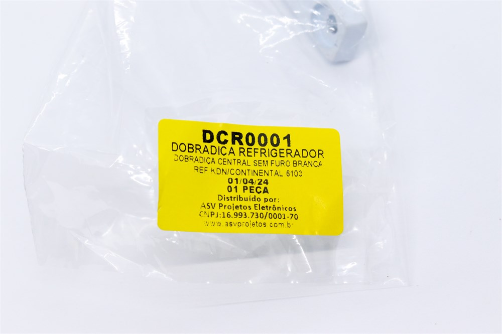 Dobradiça Central s.furo br Ref KDN - 610354 -A